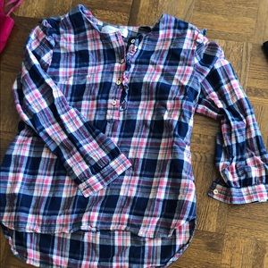 Flannel Athropologie shirt